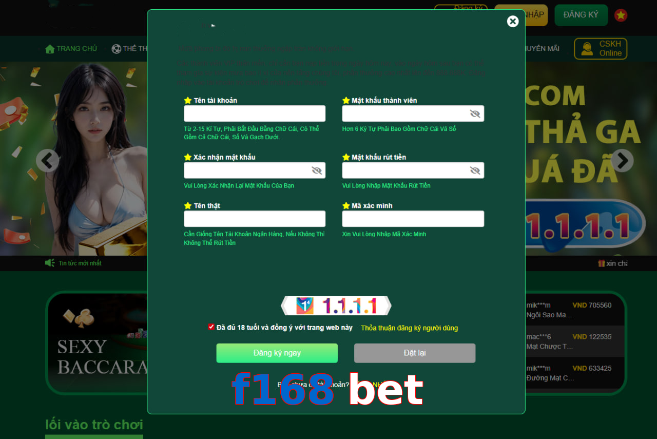 f168 bet